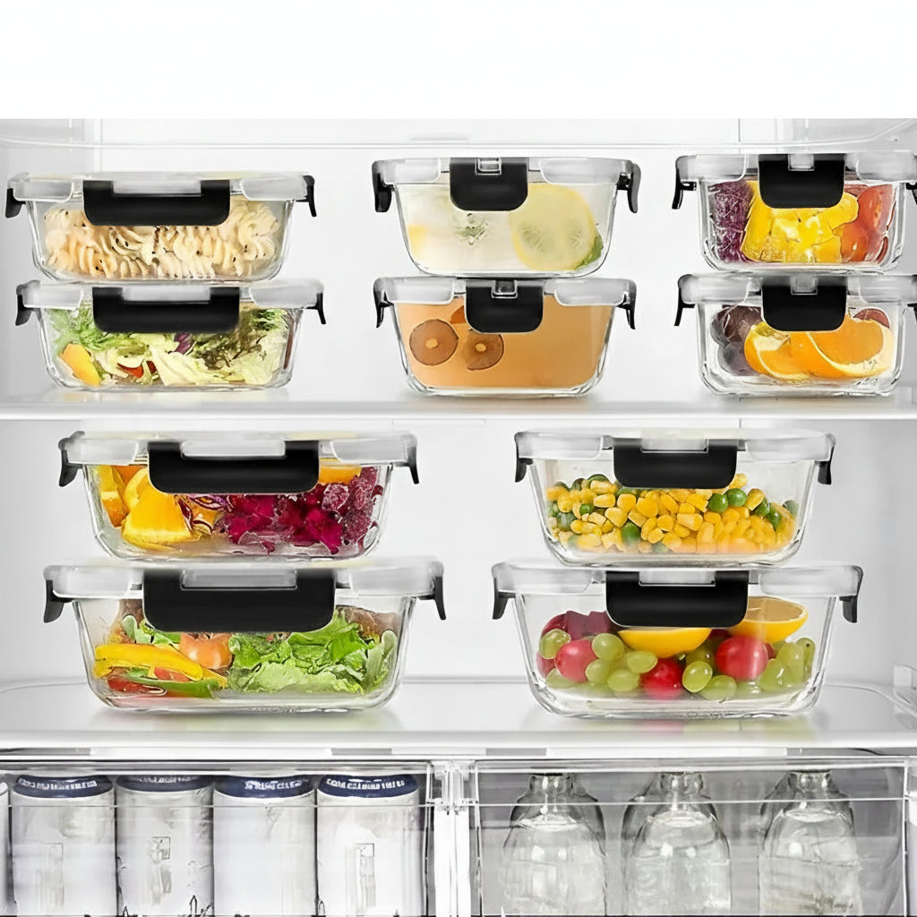 ELOVIA™ 12-Piece Glass Food Storage Set