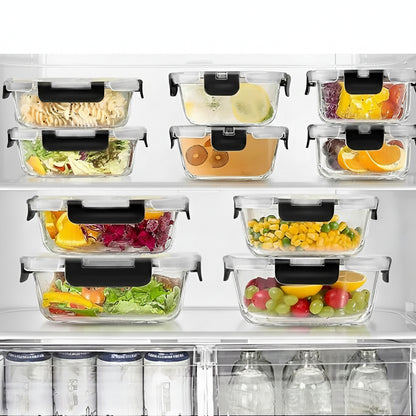 ELOVIA™ 12-Piece Glass Food Storage Set