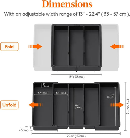 ELOVIA™ Expandable Kitchen Drawer Organizer
