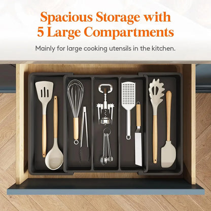 ELOVIA™ Expandable Kitchen Drawer Organizer