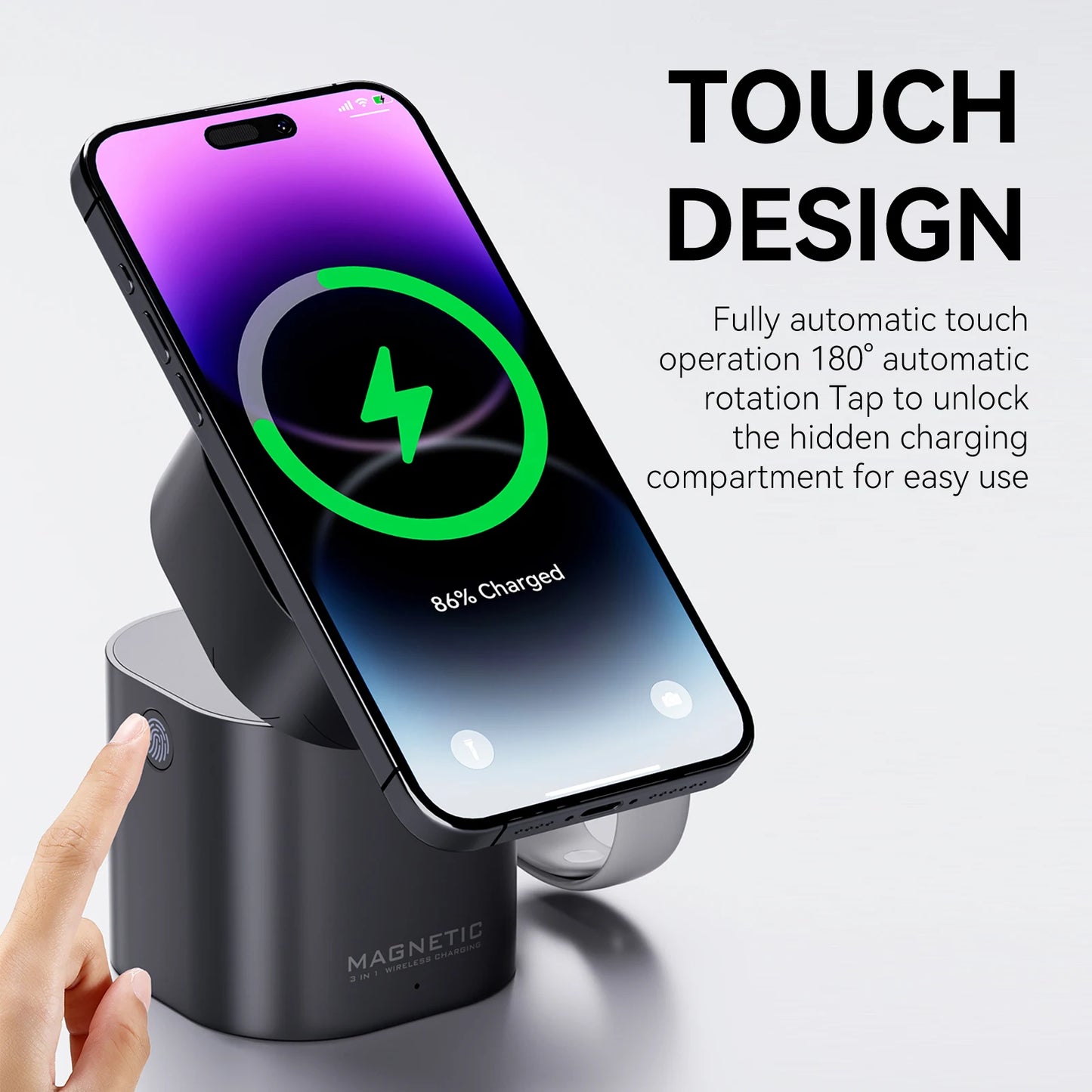 ELOVIA™ 3-in-1 Wireless Charging Station