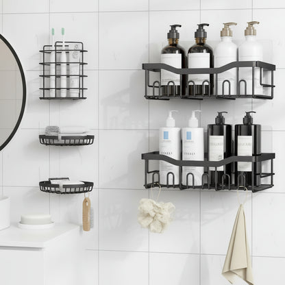ELOVIA™ 5-Piece Shower Caddy Set