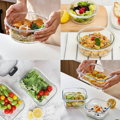ELOVIA™ 12-Piece Glass Food Storage Set