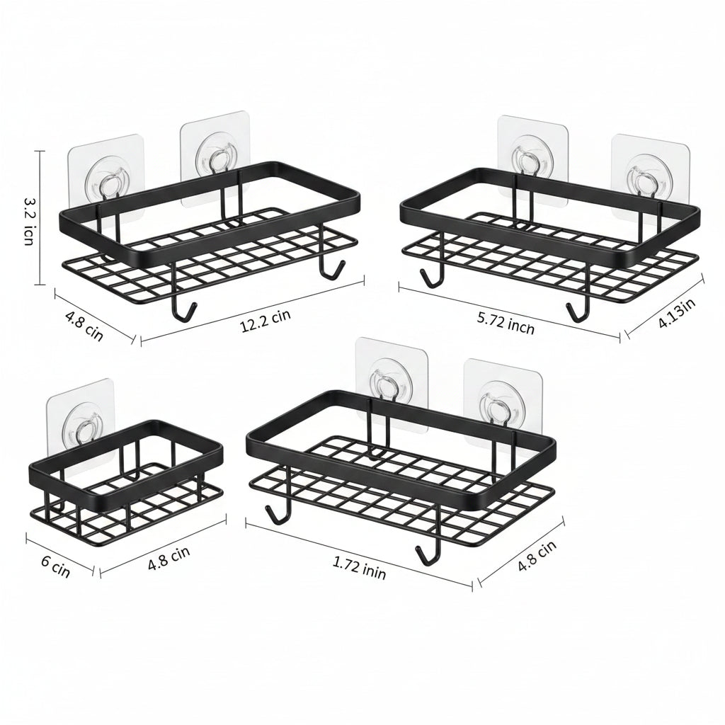 ELOVIA™ 5-Piece Shower Caddy Set