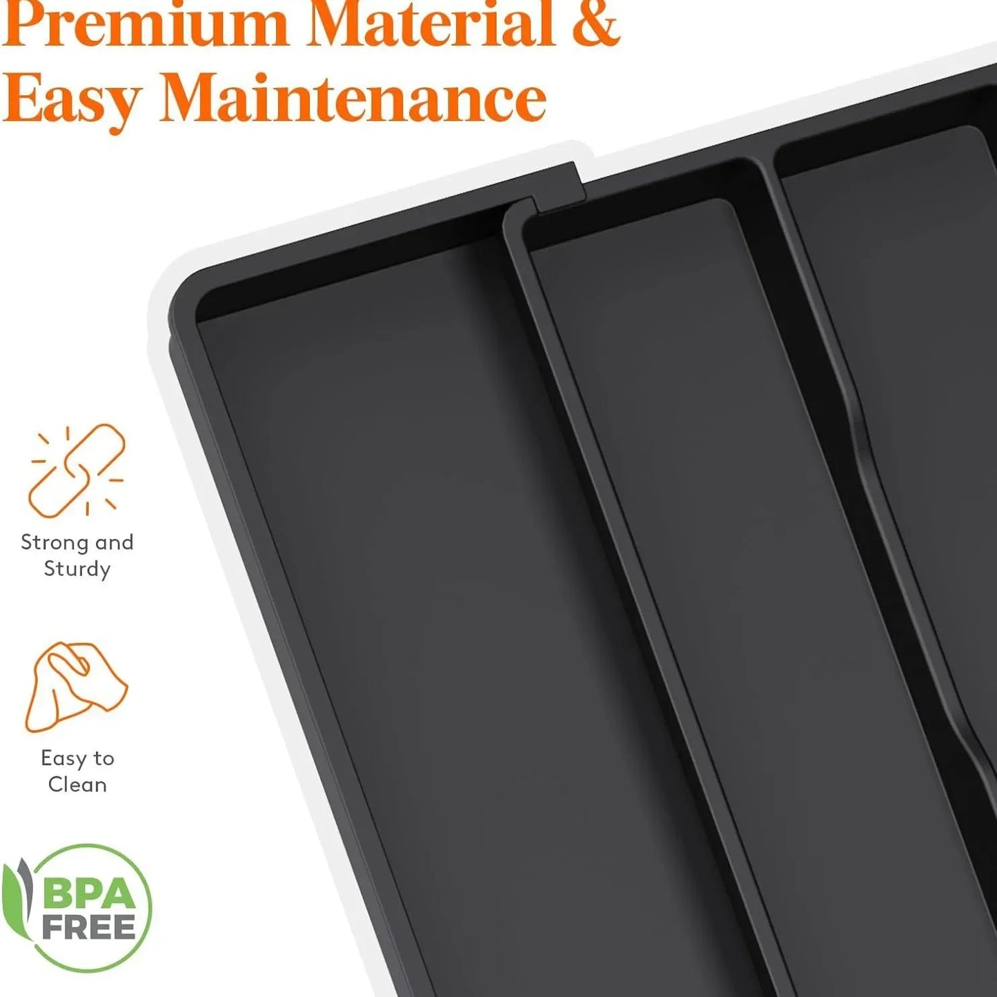 ELOVIA™ Expandable Kitchen Drawer Organizer