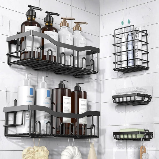 ELOVIA™ 5-Piece Shower Caddy Set
