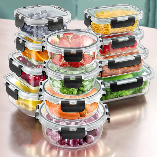 ELOVIA™ 12-Piece Glass Food Storage Set